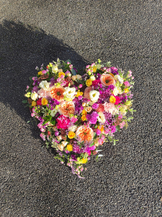 Coeur coloré